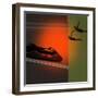 Silver Flight-NaxArt-Framed Art Print