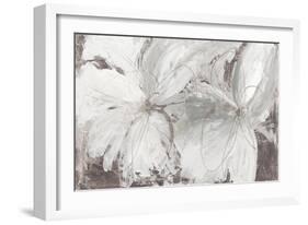 Silver Floral-Asia Jensen-Framed Art Print