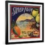 Silver Foam Brand - Colton, California - Citrus Crate Label-Lantern Press-Framed Art Print