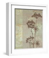 Silver Foliage I-Ella K-Framed Art Print