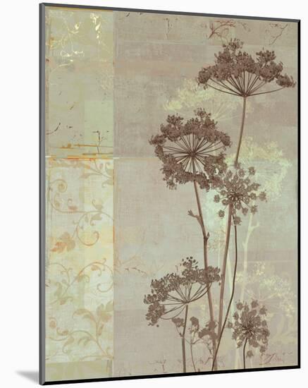 Silver Foliage I-Ella K-Mounted Art Print