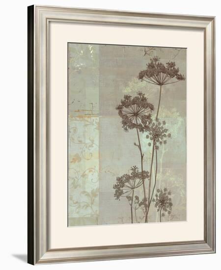 Silver Foliage I-Ella K.-Framed Art Print
