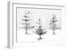 Silver Forest with Cardinals-Lanie Loreth-Framed Art Print