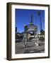 Silver Four Ladies of Hollywood Gazebo, Hollywood Walk of Fame, Hollywood Boulevard, Hollywood, Los-Wendy Connett-Framed Photographic Print