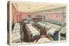 Silver Fox Diner-null-Stretched Canvas