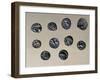 Silver Gallic Coins, Gallic Coins-null-Framed Giclee Print