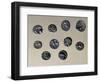 Silver Gallic Coins, Gallic Coins-null-Framed Giclee Print