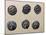 Silver Gallic Coins, Gallic Coins-null-Mounted Giclee Print