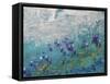 Silver Gardenscape-Hilary Winfield-Framed Stretched Canvas