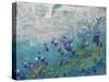 Silver Gardenscape-Hilary Winfield-Stretched Canvas