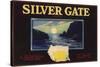 Silver Gate Brand - El Cajon, California - Citrus Crate Label-Lantern Press-Stretched Canvas