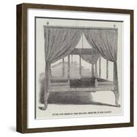 Silver Gilt Bedstead from Benares, Presented to Her Majesty-null-Framed Giclee Print