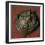 Silver-gilt Viking fibula. Artist: Unknown-Unknown-Framed Giclee Print