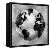 Silver Globe-Russell Brennan-Framed Stretched Canvas