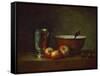 Silver Goblet with Apples-Jean-Baptiste Simeon Chardin-Framed Stretched Canvas