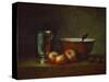 Silver Goblet with Apples-Jean-Baptiste Simeon Chardin-Stretched Canvas