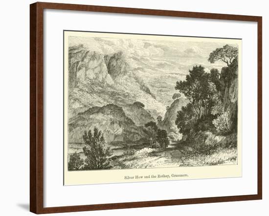 Silver How and the Rothay, Grassmere-null-Framed Giclee Print
