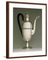 Silver Imperial Style Coffee Pot from Bologna-Girolamo Bertondelli-Framed Giclee Print