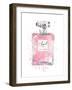 Silver Inky Perfume in Pink-Amanda Greenwood-Framed Art Print