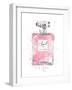 Silver Inky Perfume in Pink-Amanda Greenwood-Framed Art Print