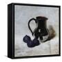 Silver Jug and Figs-James Gillick-Framed Stretched Canvas