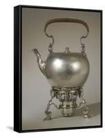 Silver Kettle with Stove, Marked Edward Vincent, George III Style, 1734-null-Framed Stretched Canvas