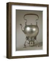 Silver Kettle with Stove, Marked Edward Vincent, George III Style, 1734-null-Framed Giclee Print