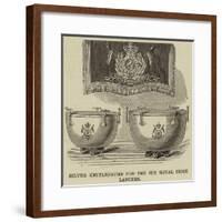 Silver Kettledrums for the 5th Royal Irish Lancers-null-Framed Giclee Print