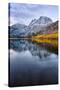 Silver Lake in Reflection in Autumn, Eastern Sierras, California-Vincent James-Stretched Canvas