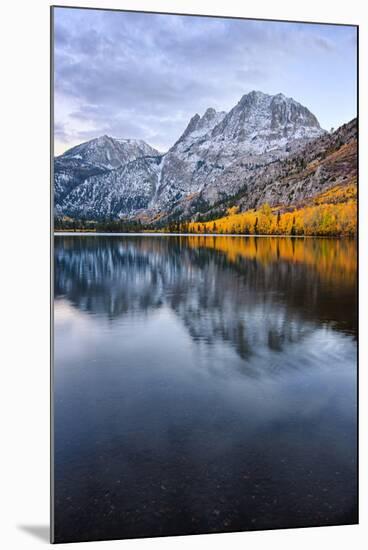 Silver Lake in Reflection in Autumn, Eastern Sierras, California-Vincent James-Mounted Photographic Print