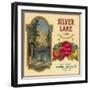 Silver Lake Orange Label - Lemon Cove, CA-Lantern Press-Framed Art Print