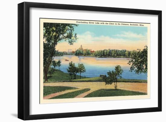 Silver Lake, Rochester, Minnesota-null-Framed Art Print