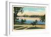 Silver Lake, Rochester, Minnesota-null-Framed Art Print