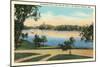 Silver Lake, Rochester, Minnesota-null-Mounted Art Print