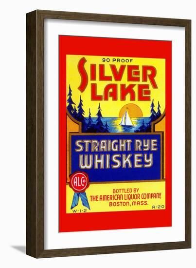 Silver Lake Straight Rye Whiskey-null-Framed Art Print