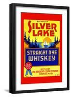 Silver Lake Straight Rye Whiskey-null-Framed Art Print