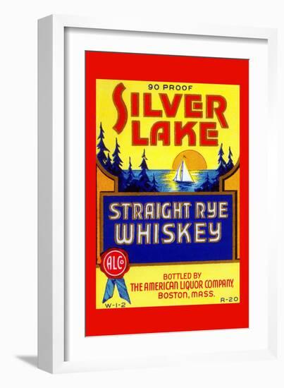 Silver Lake Straight Rye Whiskey-null-Framed Art Print