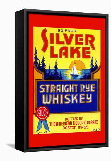 Silver Lake Straight Rye Whiskey-null-Framed Stretched Canvas