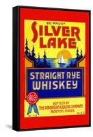 Silver Lake Straight Rye Whiskey-null-Framed Stretched Canvas