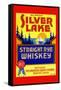 Silver Lake Straight Rye Whiskey-null-Framed Stretched Canvas