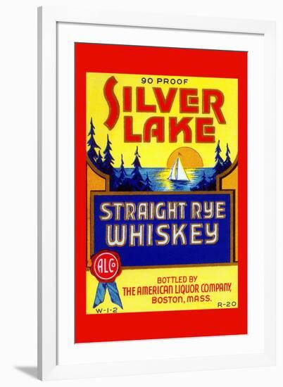 Silver Lake Straight Rye Whiskey-null-Framed Art Print