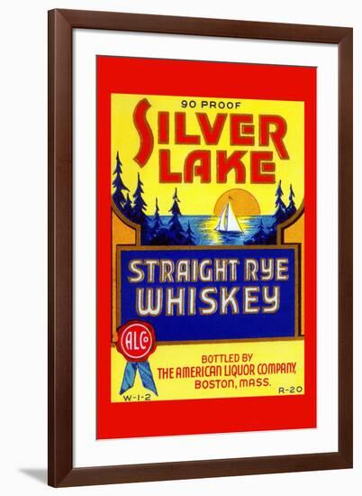 Silver Lake Straight Rye Whiskey-null-Framed Art Print