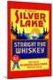 Silver Lake Straight Rye Whiskey-null-Mounted Art Print