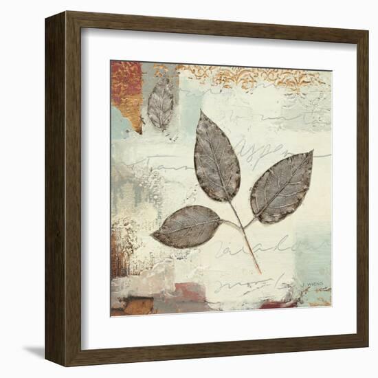 Silver Leaves II-James Wiens-Framed Art Print