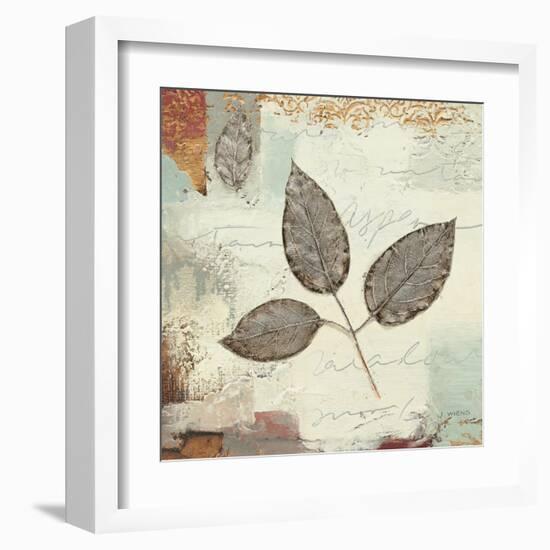 Silver Leaves II-James Wiens-Framed Art Print