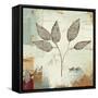 Silver Leaves III-James Wiens-Framed Stretched Canvas
