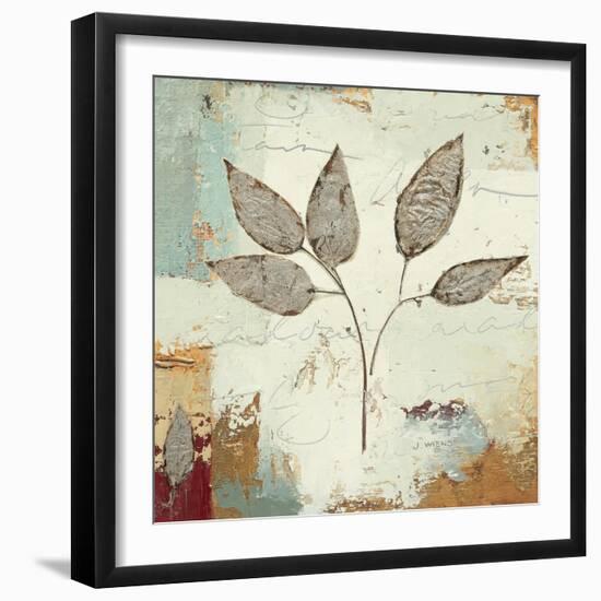 Silver Leaves III-James Wiens-Framed Art Print