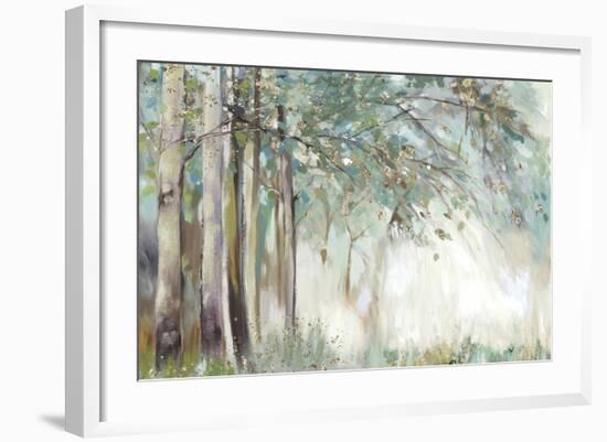 Silver Leaves-Allison Pearce-Framed Art Print