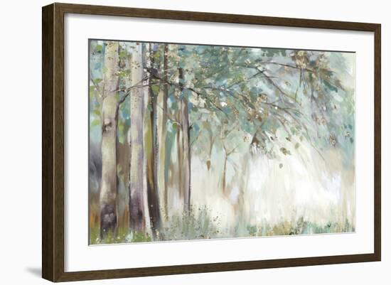 Silver Leaves-Allison Pearce-Framed Art Print