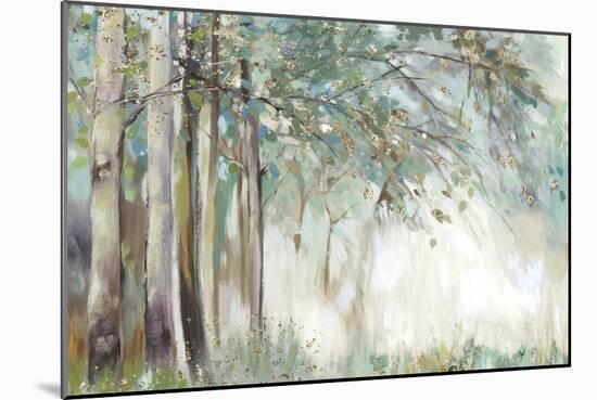 Silver Leaves-Allison Pearce-Mounted Premium Giclee Print